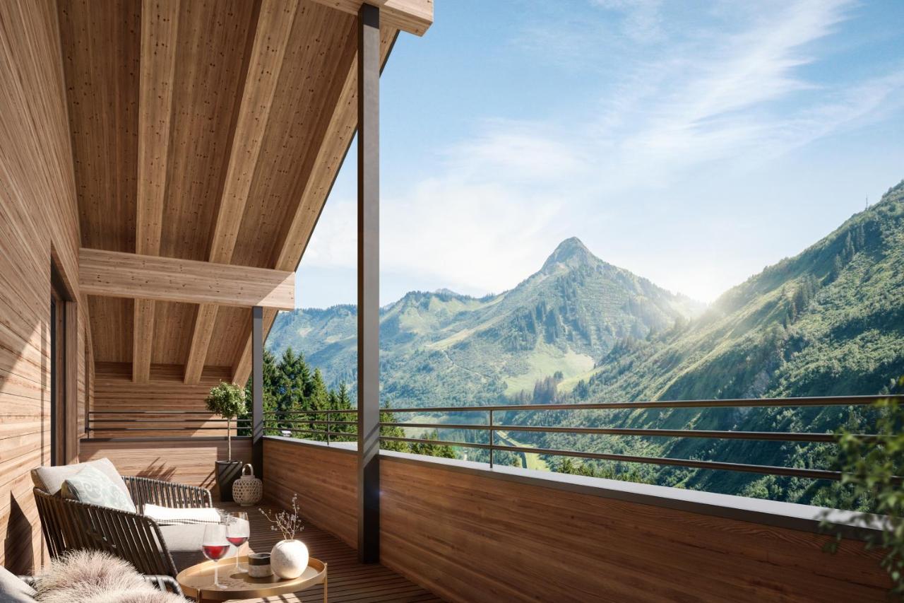 Ferienwohnung Alpenstolz Damuels Haus 1 - Stilvoll Urlauben In Den Bergen Exterior foto