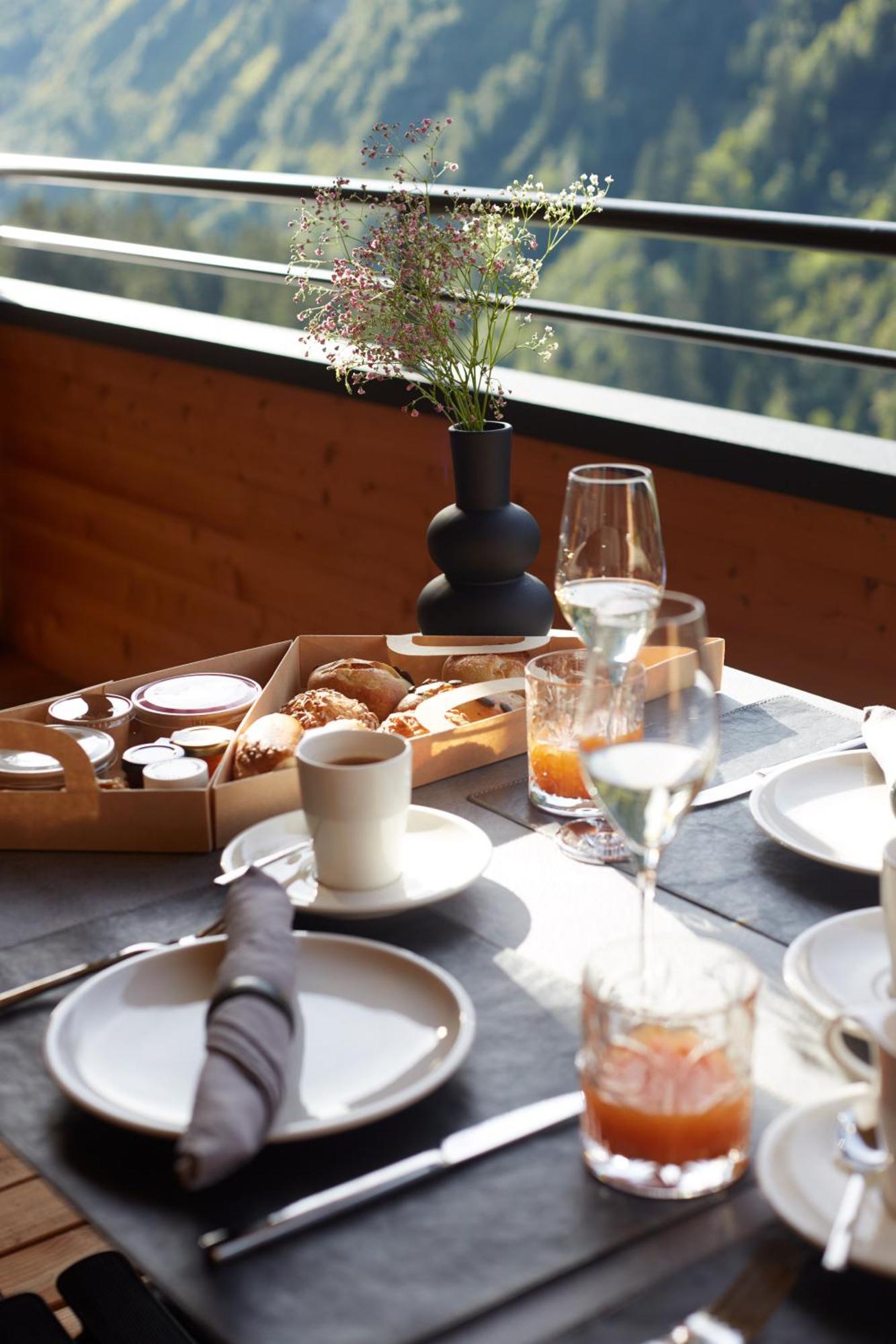 Ferienwohnung Alpenstolz Damuels Haus 1 - Stilvoll Urlauben In Den Bergen Exterior foto