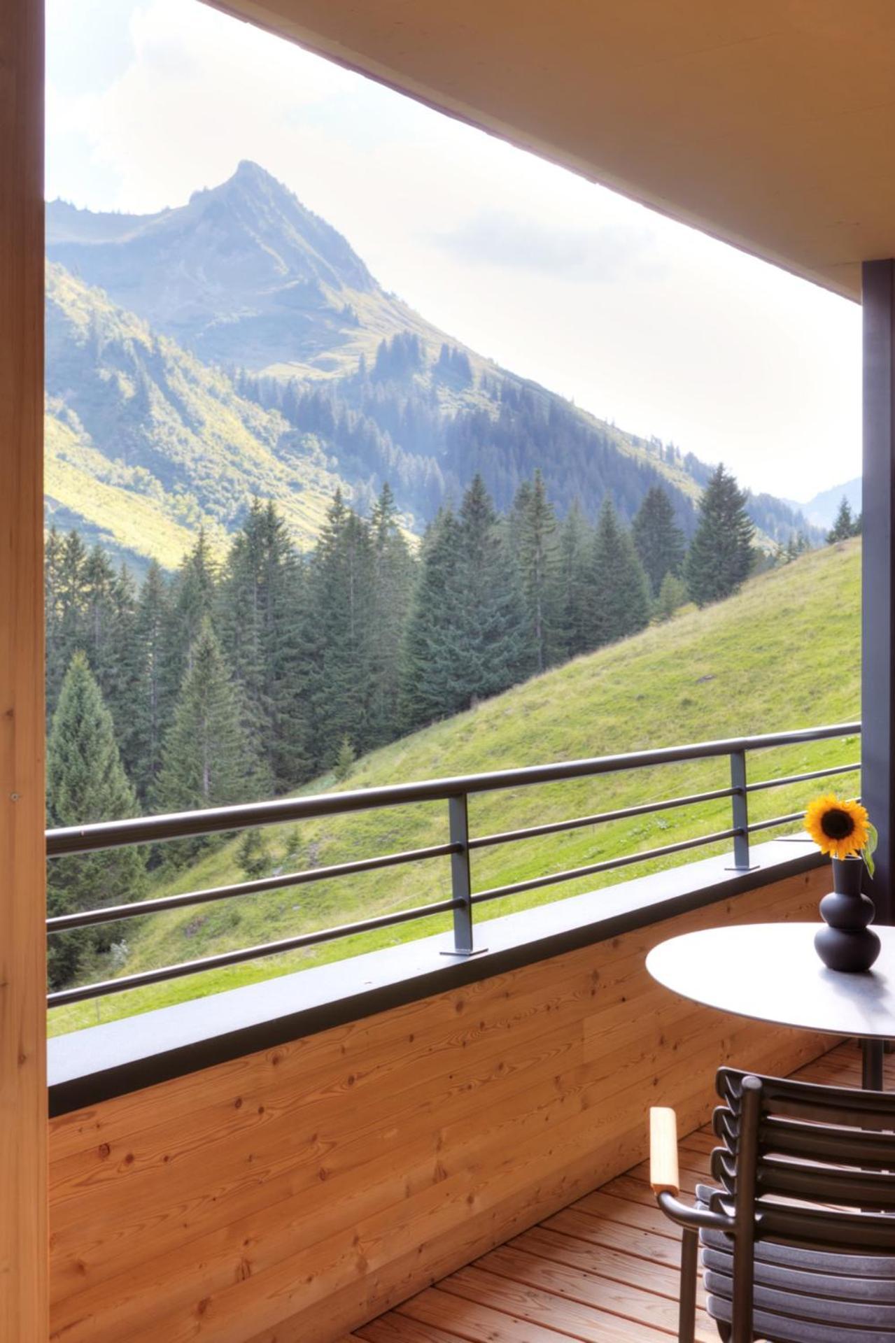 Ferienwohnung Alpenstolz Damuels Haus 1 - Stilvoll Urlauben In Den Bergen Exterior foto
